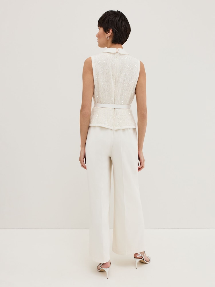 Phase Eight White Ruby Jumpsuit - Image 2 of 7