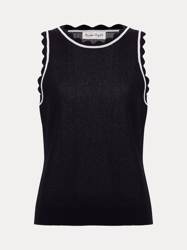 Phase Eight Black Liz Jaquard Tank - Image 7 of 7