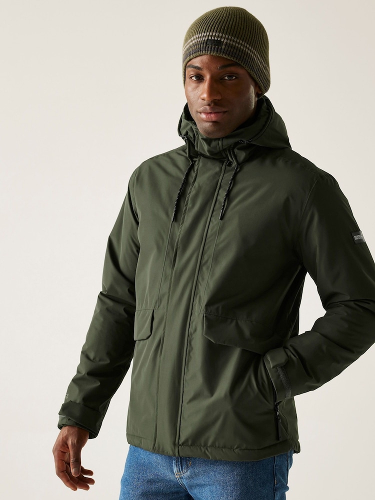 Regatta Green Sterlings Isotex 10000 Midweight Waterproof Jacket - Image 1 of 9