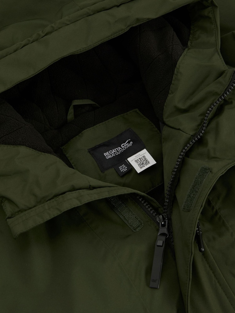 Regatta Green Sterlings Isotex 10000 Midweight Waterproof Jacket - Image 11 of 11