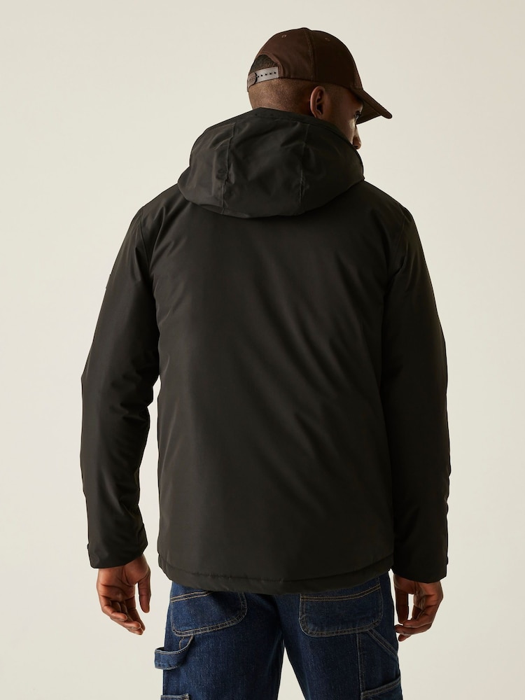 Regatta Black Sterlings Isotex 10000 Midweight Waterproof Jacket - Image 2 of 8