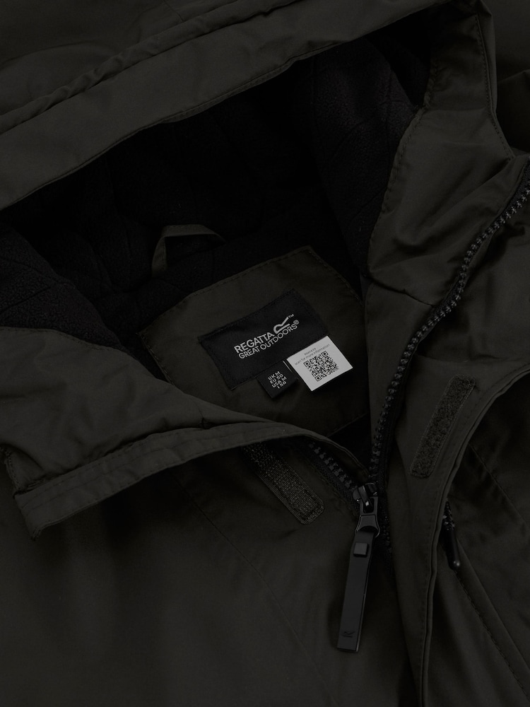 Regatta Black Sterlings Isotex 10000 Midweight Waterproof Jacket - Image 9 of 9