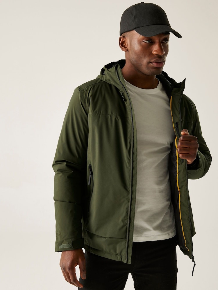 Regatta Green Winsar Waterproof Breathable Insulated Jacket - Image 1 of 9