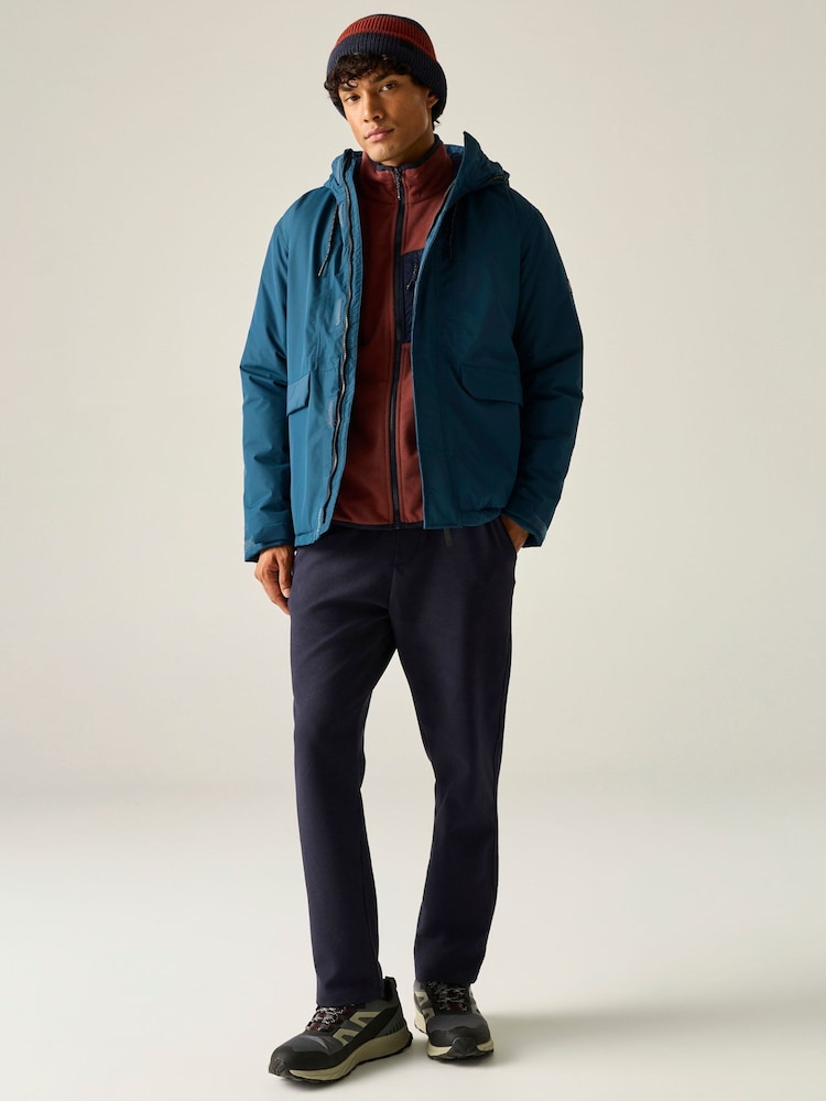 Regatta Blue Sterlings Isotex 10000 Midweight Waterproof Jacket - Image 2 of 10 Regatta Blue Sterlings Isotex 10000 Midweight Waterproof Jacket - Image 2 of 10