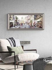 Artko Champagne Café Alfresco by Macneil Framed Art - Image 1 of 3
