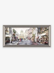 Artko Champagne Café Alfresco by Macneil Framed Art - Image 2 of 3