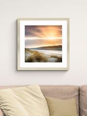 Artko Champagne Diffused Sun by Ian Badley Framed Art - Image 1 of 3