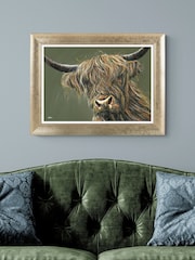 Artko Gold Ruben Highland by David Cope Framed Art - Image 1 of 3