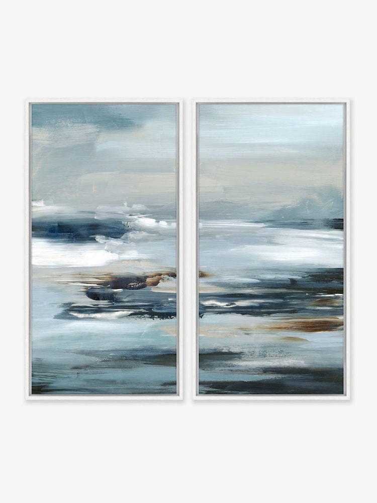 Artko White Be Bold Set of 2 Framed Canvas - Image 2 of 3 Artko White Be Bold Set of 2 Framed Canvas - Image 2 of 3
