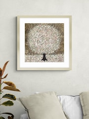 Artko Champagne Gentle Shimmer Tree by Nicky Chubb Framed Art - Image 1 of 3