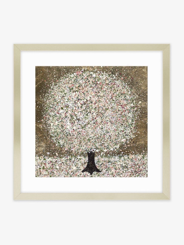 Artko Champagne Gentle Shimmer Tree by Nicky Chubb Framed Art - Image 2 of 3