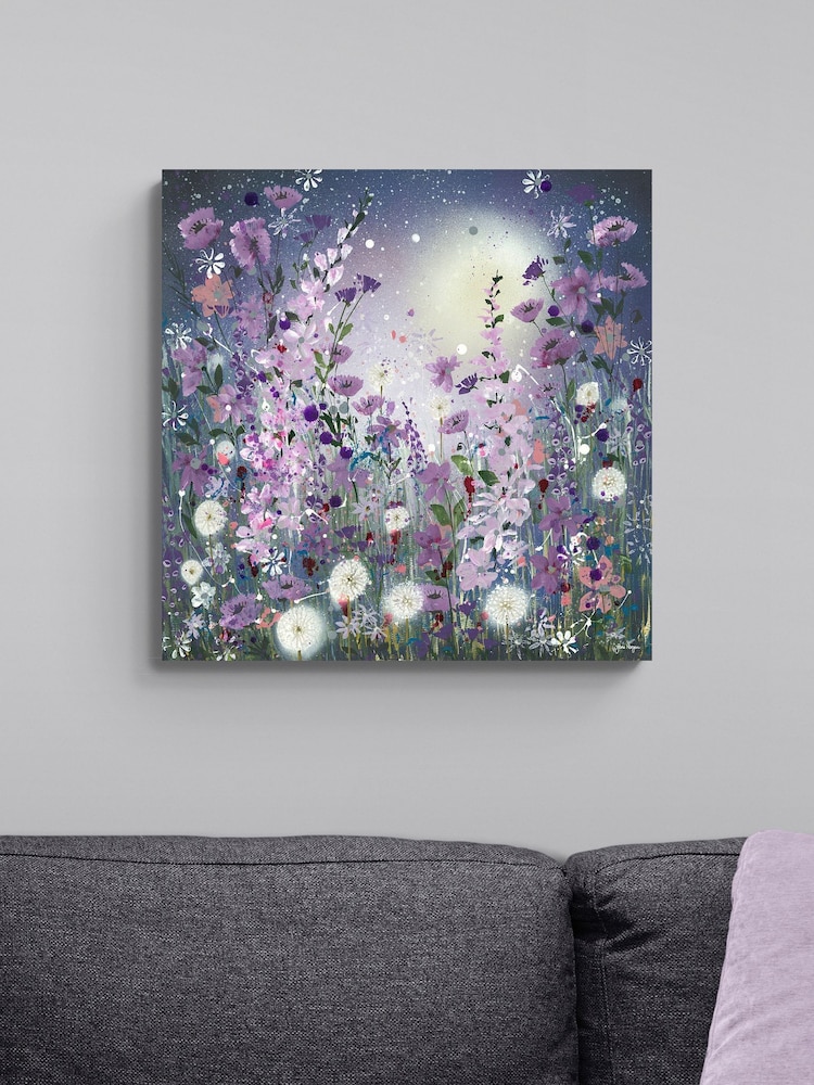 Artko Silver Clock Flowers by Asaf Frank Framed Art - Image 2 of 4