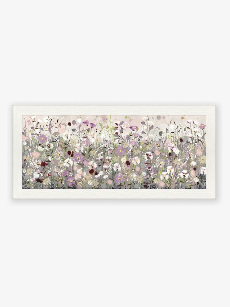 Artko White Pastel Pourri by Jane Morgan Framed Art - Image 2 of 3