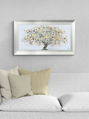 Artko Silver Twilight Heart Tree by Sara Otter Framed Art - Image 1 of 3