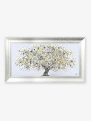 Artko Silver Twilight Heart Tree by Sara Otter Framed Art - Image 2 of 3
