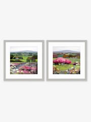 Artko Grey Heather Hill  Time For Cherry Bloosom Set of 2 by Framed Art - Image 2 of 3