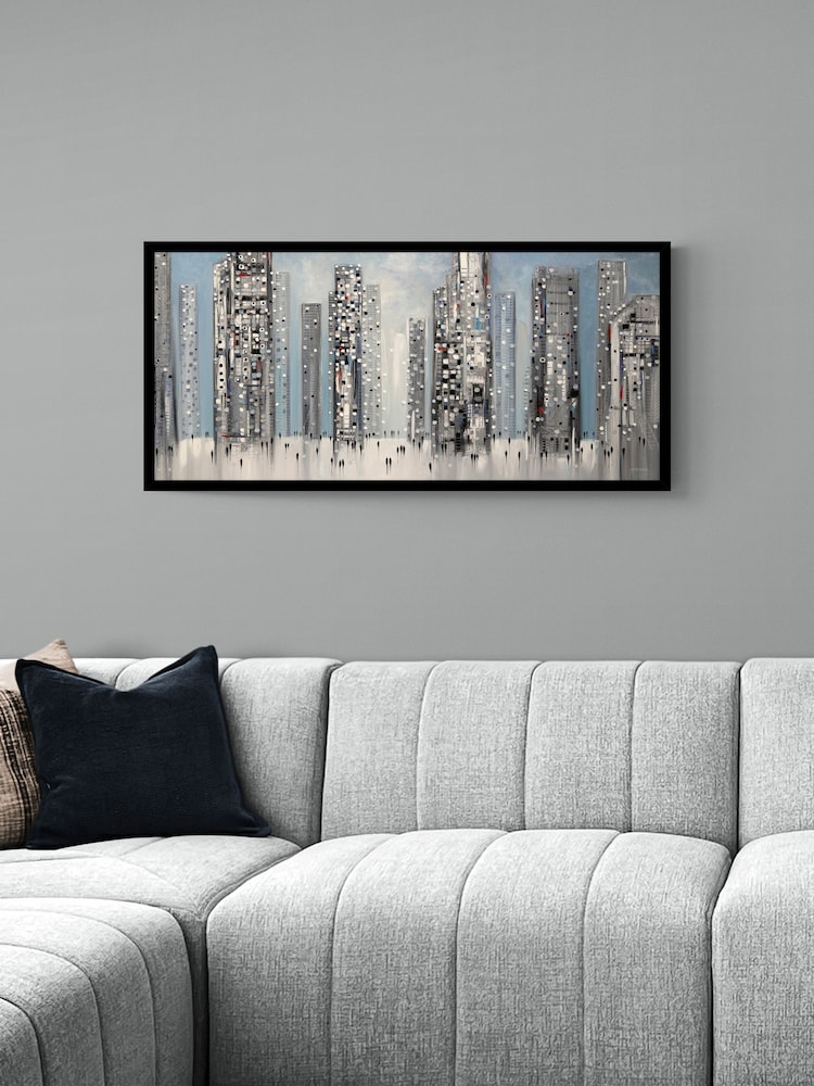 Artko Black Streets Of Manhattan by Ekaterina Ermilkina Framed Art - Image 1 of 3 Artko Black Streets Of Manhattan by Ekaterina Ermilkina Framed Art - Image 1 of 3