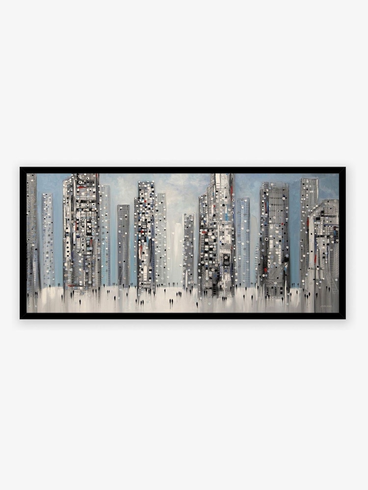 Artko Black Streets Of Manhattan by Ekaterina Ermilkina Framed Art - Image 2 of 3 Artko Black Streets Of Manhattan by Ekaterina Ermilkina Framed Art - Image 2 of 3