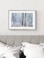Artko Grey Winter Wonderland By Owen Clarke Framed Art - Image 1 of 3