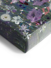 Artko Blue Clocks In The Moonlight by Jane Morgan Canvas - Image 3 of 3