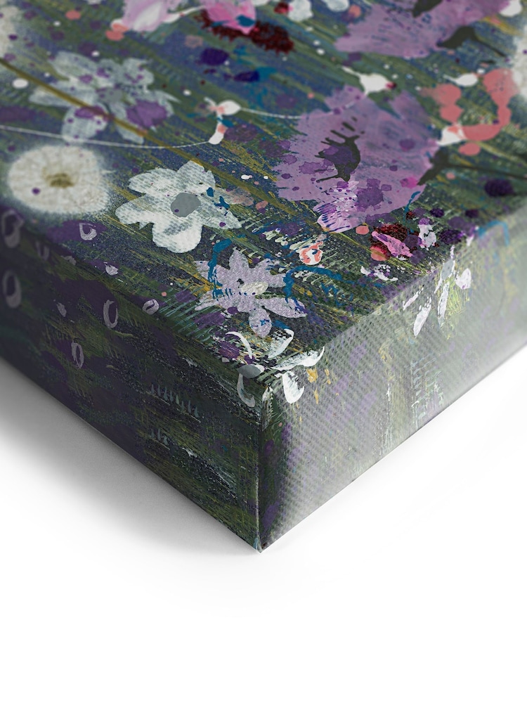Artko Blue Clocks In The Moonlight by Jane Morgan Canvas - Image 3 of 3