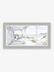 Artko Grey Coastal Breeze by Macneil Framed Art - Image 2 of 3
