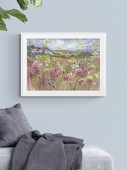 Artko White Three Cottages by Diane Demirci Framed Art - Image 1 of 3