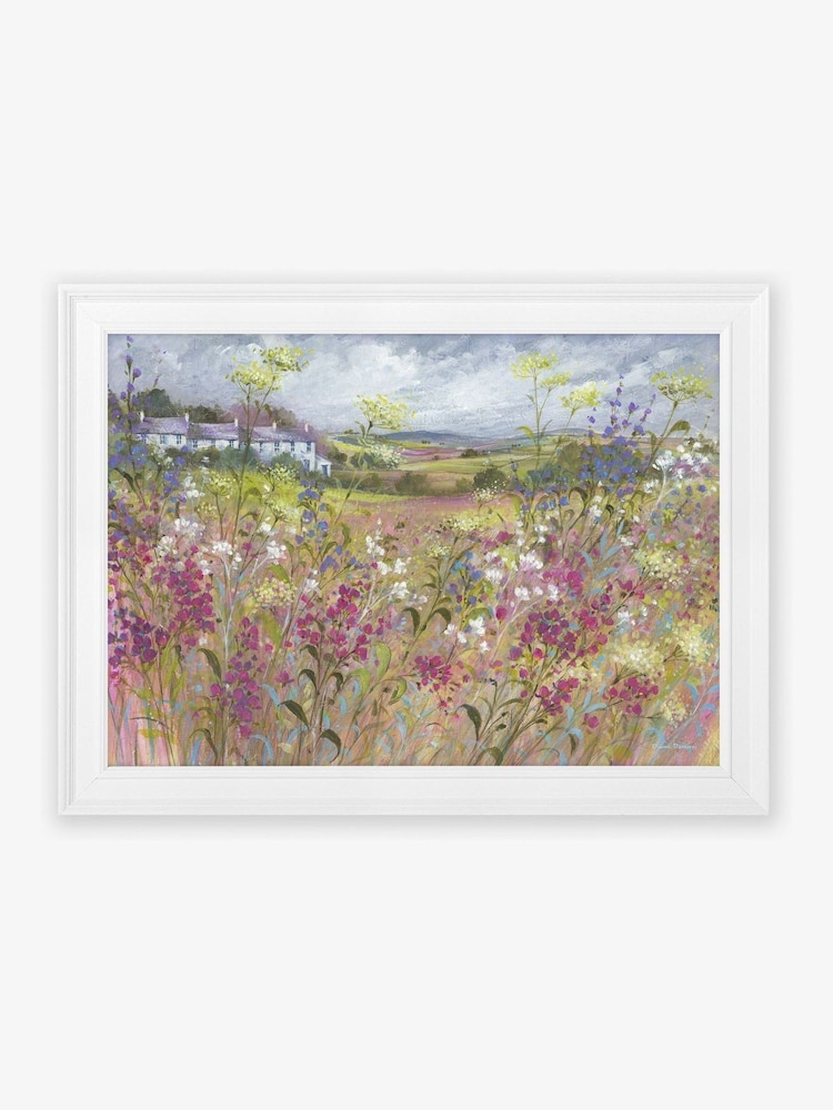 Artko White Three Cottages by Diane Demirci Framed Art - Image 2 of 3
