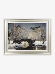 Artko Champagne Winter Nights, Central Park by Rod Chase Framed Art - Image 2 of 3