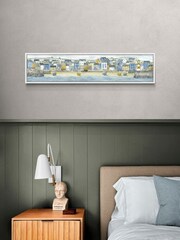 Artko White Lighthouse View by Diane Demirci Framed Canvas - Image 1 of 3