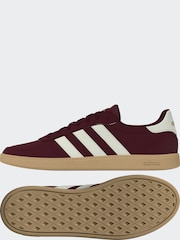 adidas Burgundy Red Breaknet Sleek Trainers - Image 3 of 4