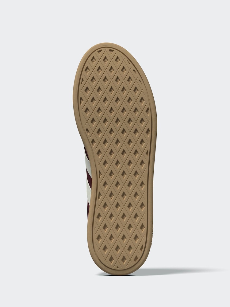adidas Burgundy Red Breaknet Sleek Trainers - Image 4 of 4