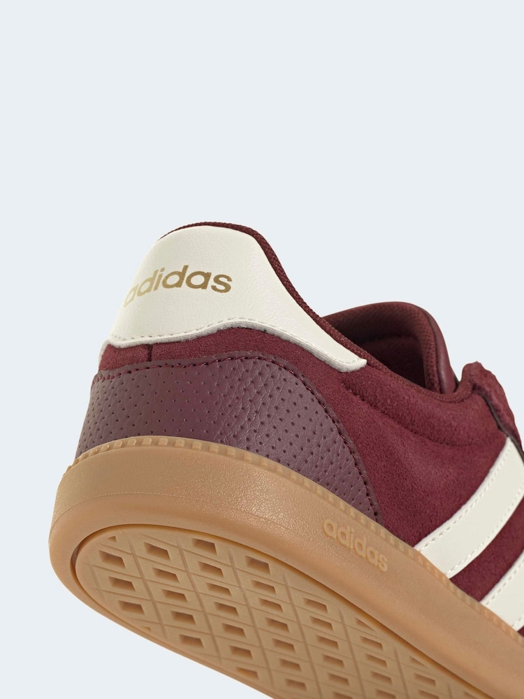 adidas Burgundy Red Breaknet Sleek Trainers - Image 8 of 8 adidas Burgundy Red Breaknet Sleek Trainers - Image 8 of 8