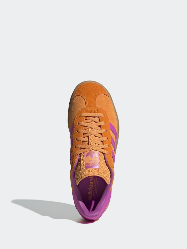 Buy adidas Originals Orange/Pink Gazelle Bold Trainers from Next USA