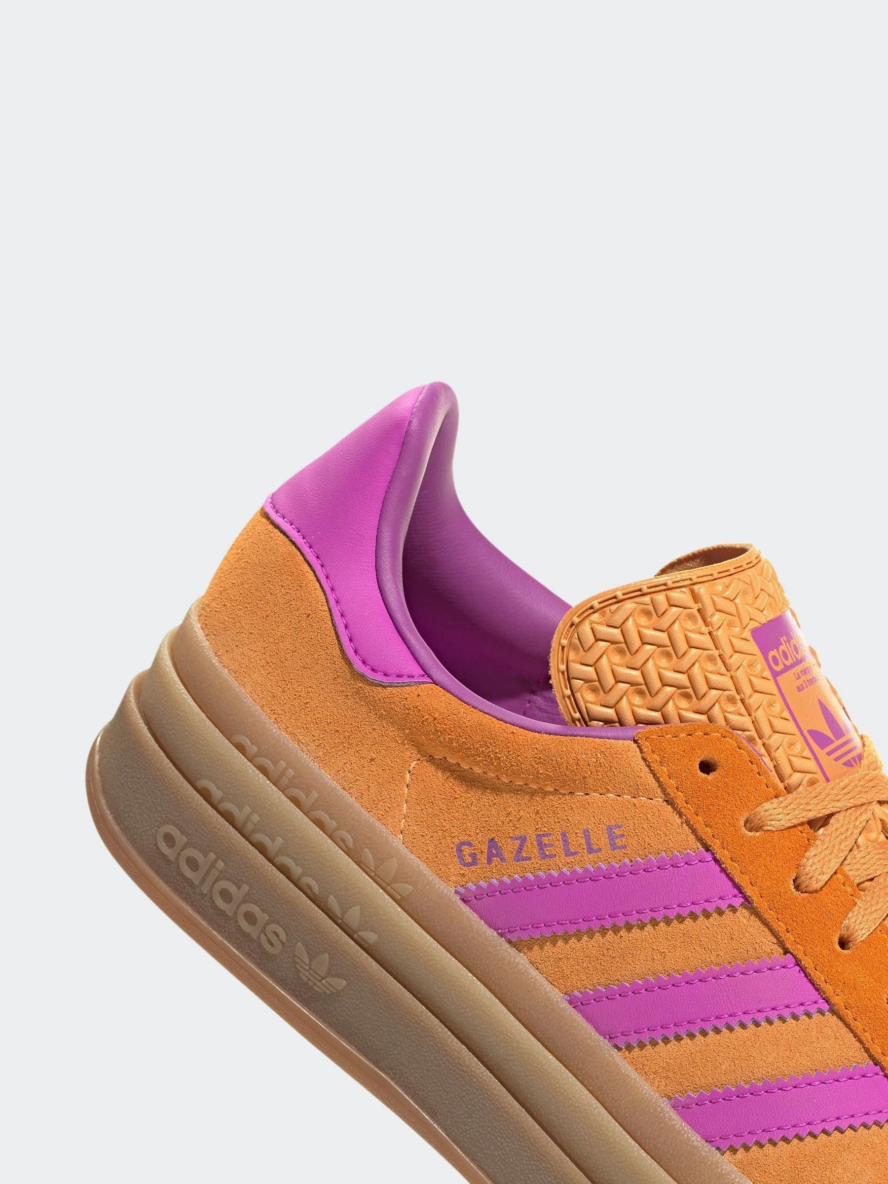 Buy adidas Originals Orange/Pink Gazelle Bold Trainers from Next USA