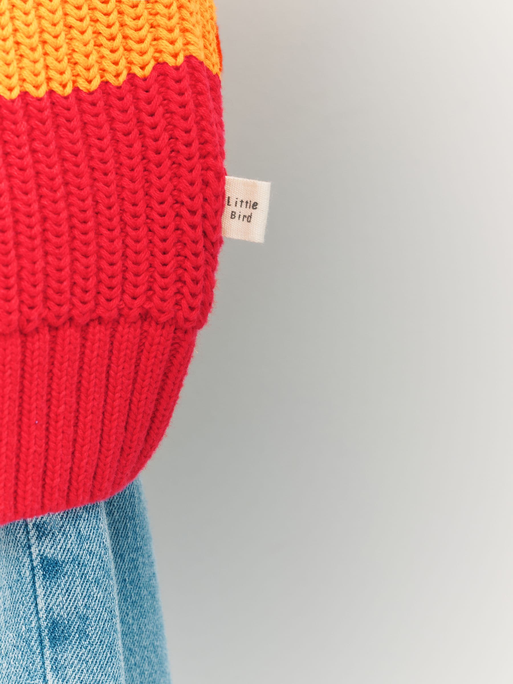 Buy Little Bird by Jools Oliver Navy Knitted Stripe Cotton Jumper