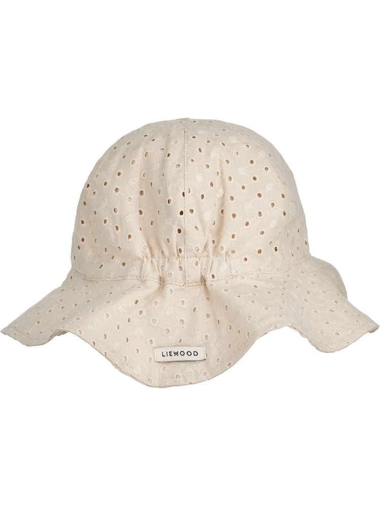 Liewood Cream Amelia Anglaise Sun Hat - Image 2 of 6 Liewood Cream Amelia Anglaise Sun Hat - Image 2 of 6