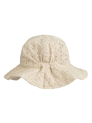 Liewood Cream Amelia Anglaise Sun Hat - Image 3 of 6