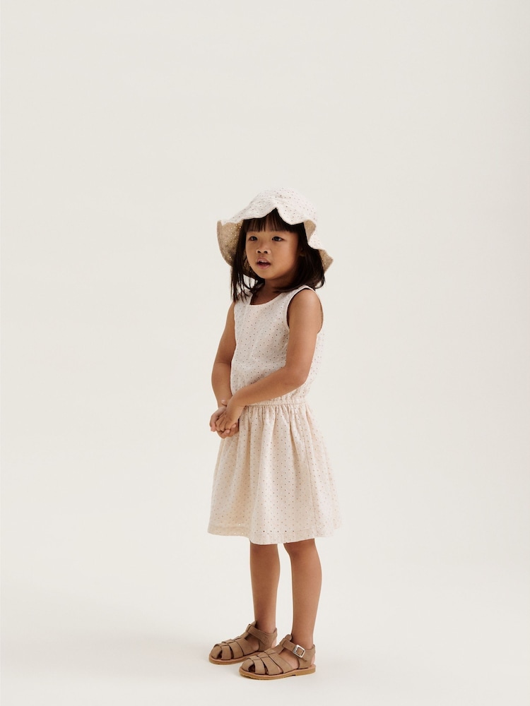 Liewood Cream Amelia Anglaise Sun Hat - Image 6 of 6 Liewood Cream Amelia Anglaise Sun Hat - Image 6 of 6