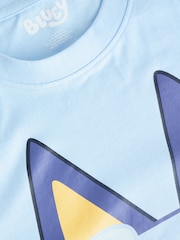 Character Blue Short Sleeve 100% Cotton Pyjamas Set - Image 11 of 14