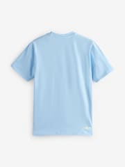 Character Blue Short Sleeve 100% Cotton Pyjamas Set - Image 4 of 14