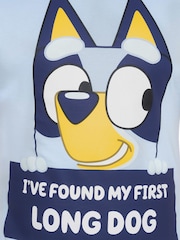 Character Blue Short Sleeve 100% Cotton Pyjamas Set - Image 7 of 14