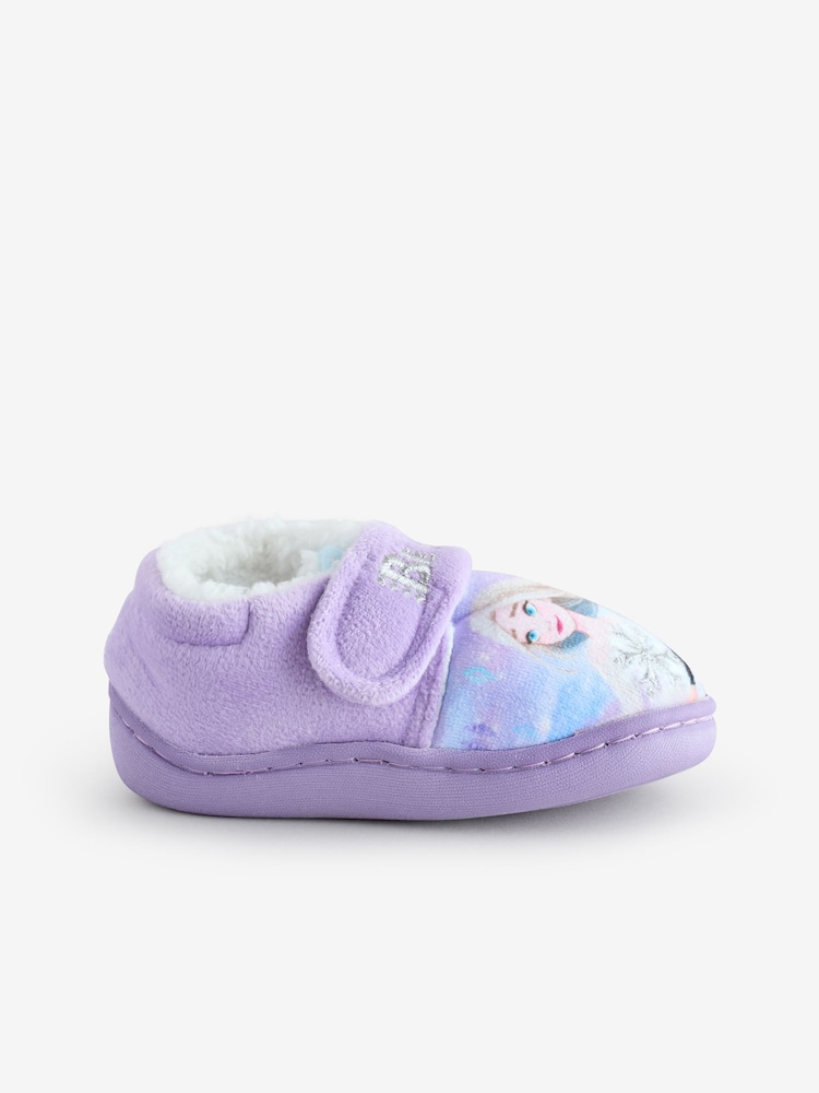 Character Purple Disney Frozen Anna And Elsa Slippers - Image 1 of 6