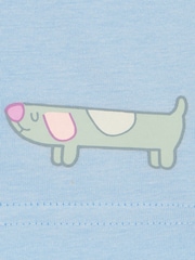 Character Blue Bluey Short Sleeve 100% Cotton Pyjamas Set - Image 9 of 12