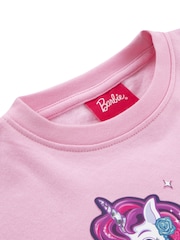 Character Pink Barbie Unicorn Sweatshirt - Image 3 of 10