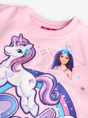 Character Pink Barbie Unicorn Sweatshirt - Image 7 of 10