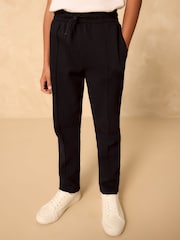 New Black Smart Jersey Bomber Jacket and Joggers Set (3-16yrs) - Image 3 of 9
