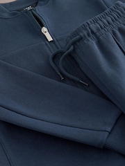 Navy Smart Jersey Bomber Jacket and Joggers Set (3-16yrs) - Image 8 of 9