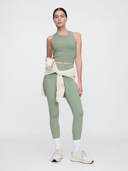 Gap Green Studio Longline Sports Bra - Image 3 of 4