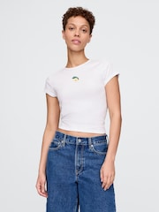 Limón blanco - Camiseta gráfica recortada de Gap - Imagen 1 de 5